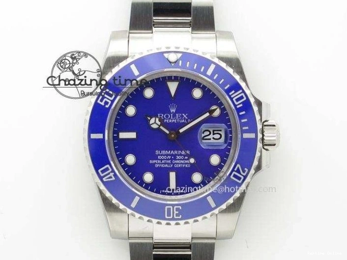 0209 ComfortFit YachtMaster II 2017 baselworld 116688 YG Blue Ceramic JF 1:1 Best Edition on YG Bracelet A 3063